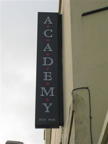 Academy sign