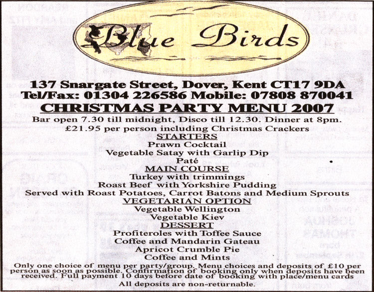 Blue Bird advert