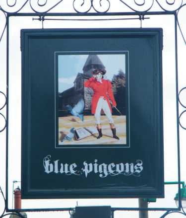 Blue Pigeons sign 2011