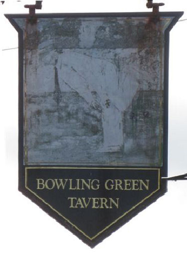 Bowling Green Tavern sign, Deal 2009