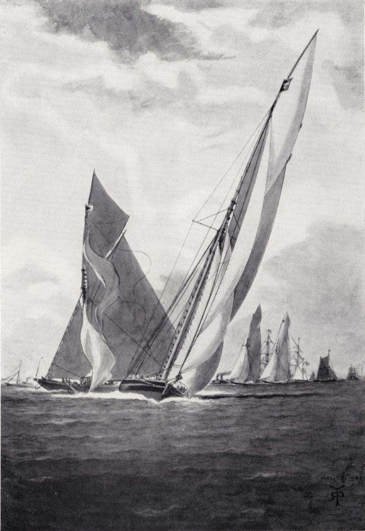 Racing Yacht Britannia