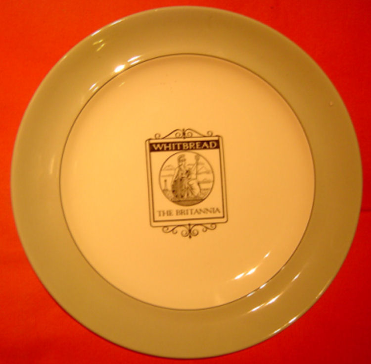 Whitbread dinner plate