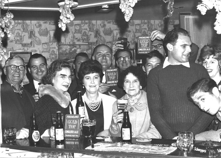 Castl Inn regulars 1963