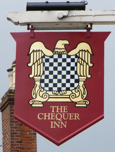 Chequers sign at Ash