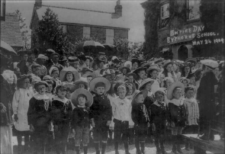 Eythorne school celebrations 1909