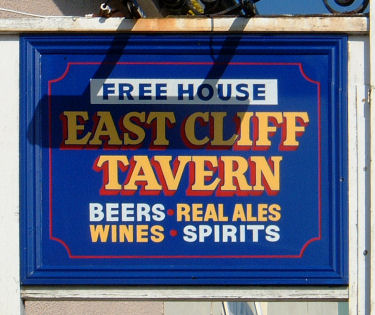 East Cliff Tavern Sign, Folkestone 2009