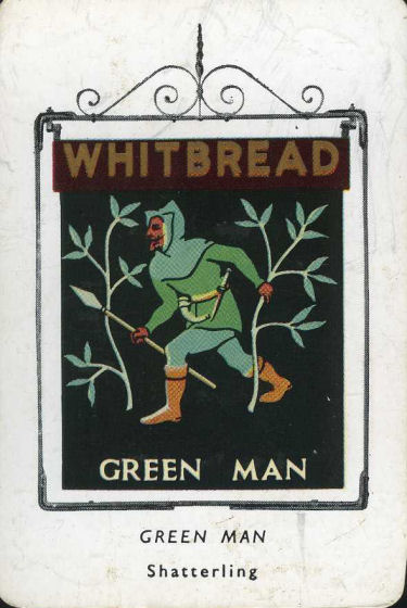Green Man card 1955
