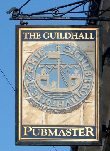 Guiuldhall sign, Folkestone 2009
