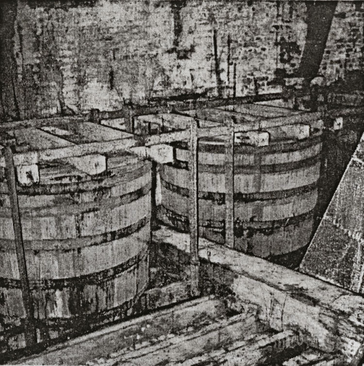 Tw vats at Hardning's Wellington Brewery