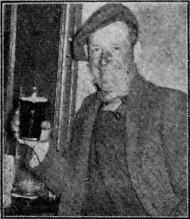 Henry Farrier at the Prince of Wales, Woodnesborough, 1954