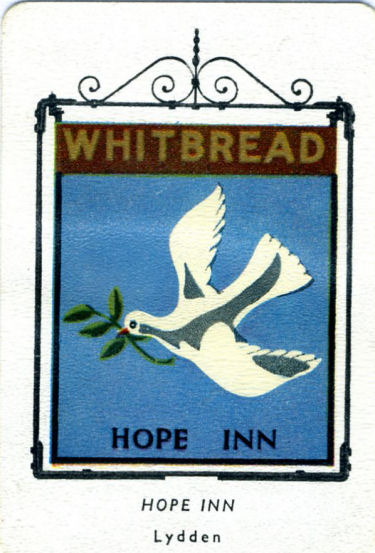 Whitbread Inn Sign Hope Inn 1953