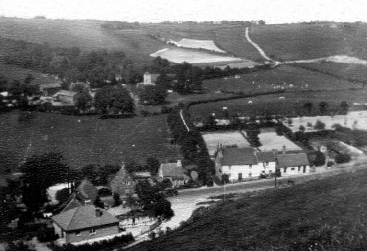 Hope Inn from hill, June 1930