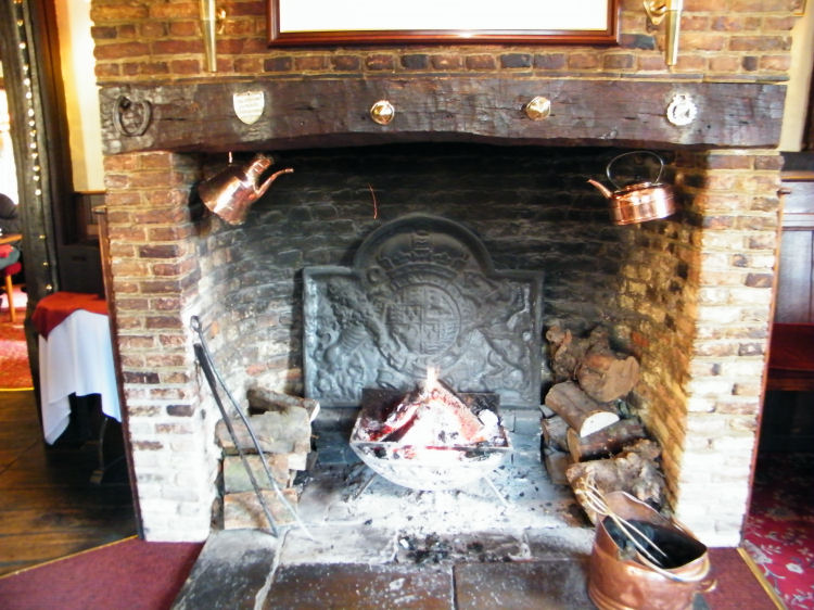 King's Arms fireplace