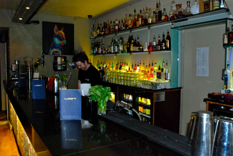 Inside Loft bar