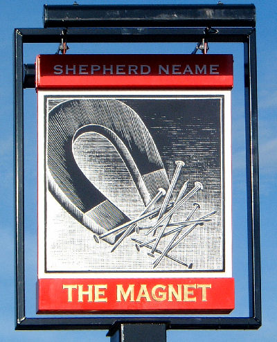 Magnet sign in Deal