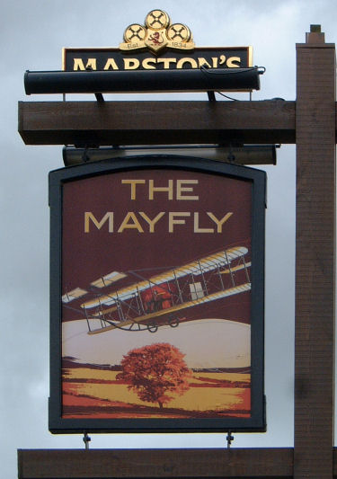 Mayfly sign Sept 2009