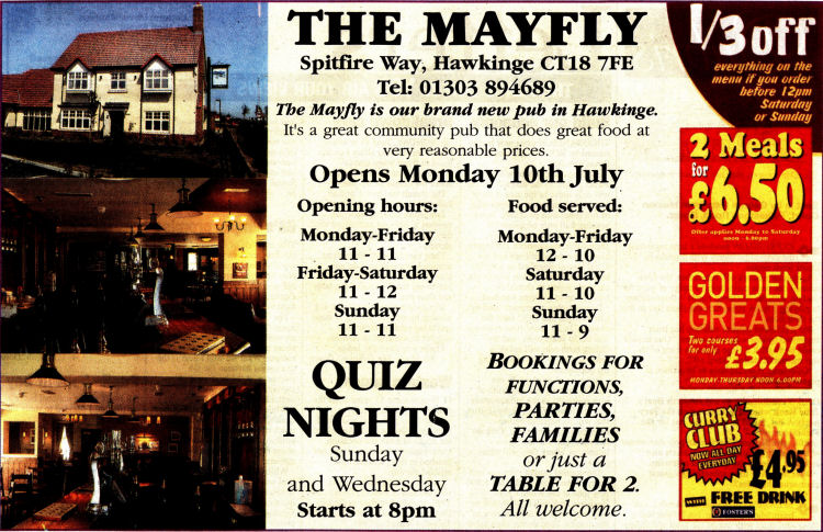 Mayfly advert 2006
