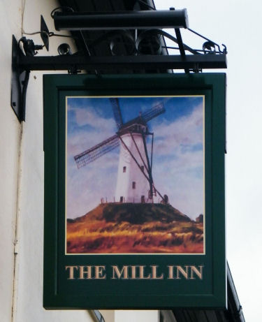 Mill Inn sign, 2011