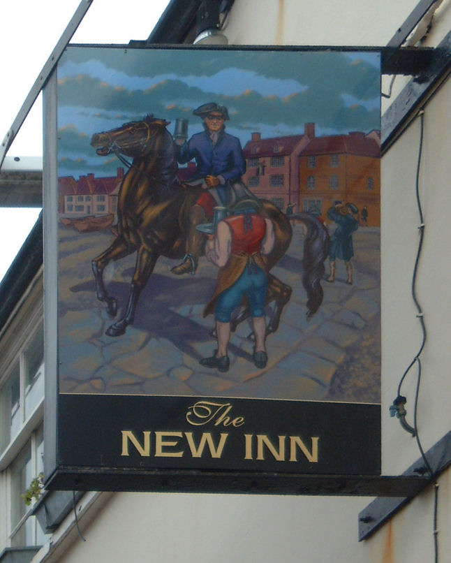 New Inn sign in Deal