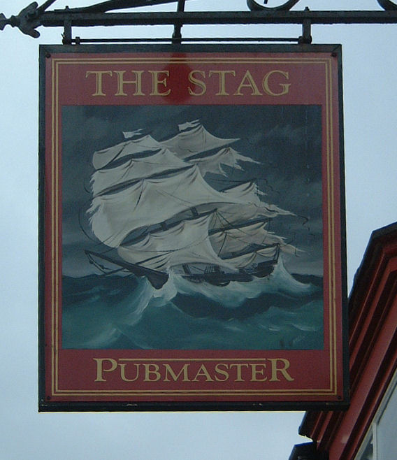 Stag sign in Walmer