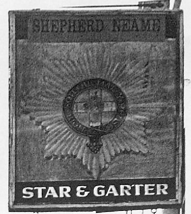 Star and Garter sign 1992