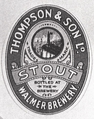 Thompson's Stout Label