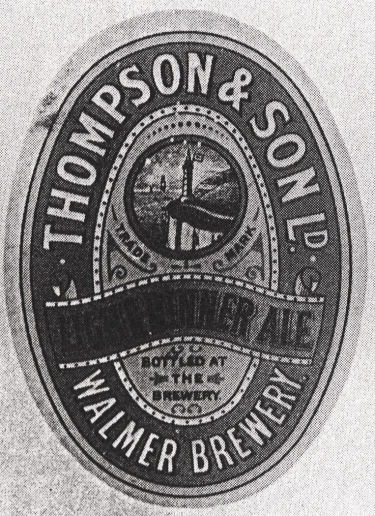 Thompson's Light Winner Ale Label