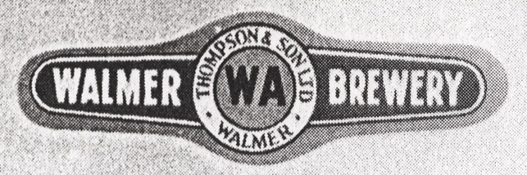 Thompson's Walmer Brewery Label