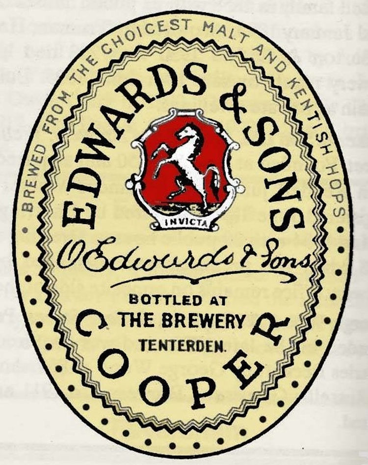 Tenterden Vine Brewery label 1913