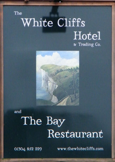 White Cliffs Hotel sign 2010