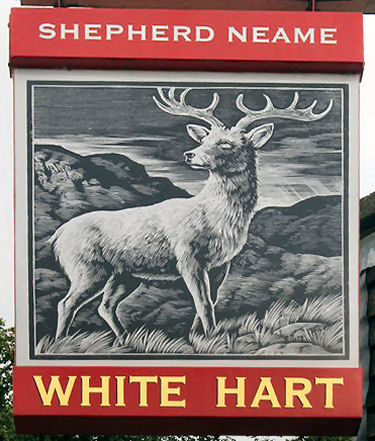 White Hart sign 2010