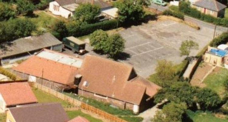 Whitfield Club 1980s arial shot