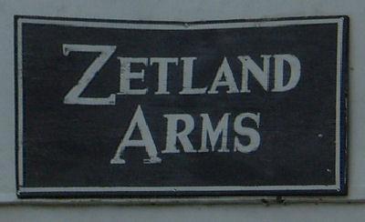 Zetland Arms Sign at Kingsdown