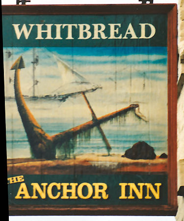 Anchor Inn sign 1991