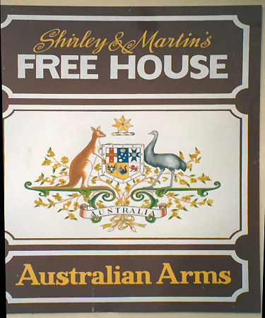Australian Arms sign 1991