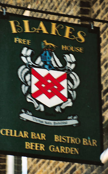 Blakes Wine Bar sign 1991