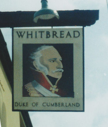 Duke of Cumberland sign 1986