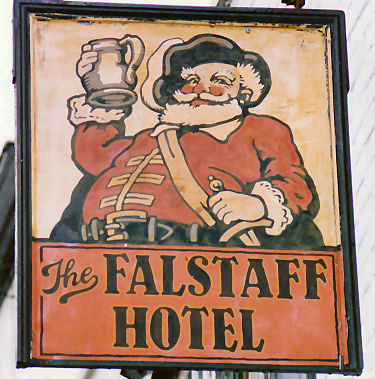 Falstaff Hotel sign pre 1991