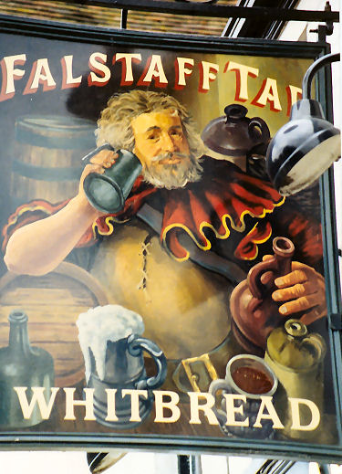 Falstaff Tap sign 1991