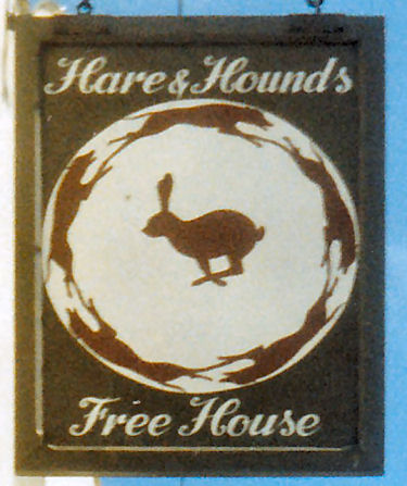 Hare and Hounds sign 1986