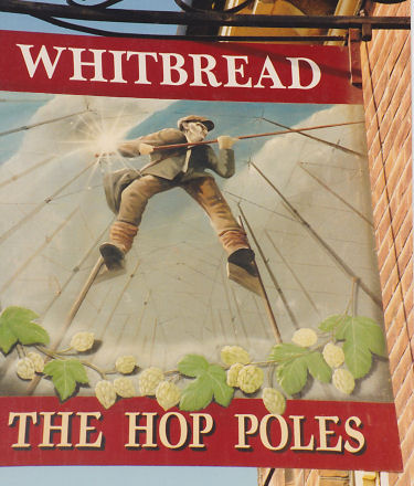 Hop Poles sign 1992
