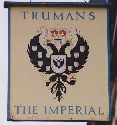 Imperial Hotel sign 1991