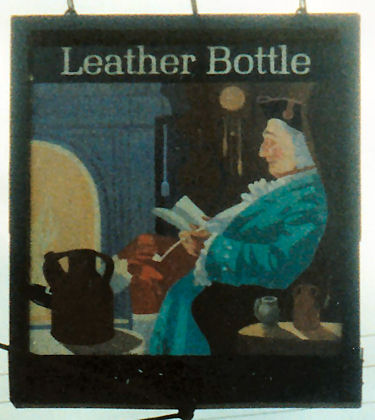 Leather Bottle sign 1986