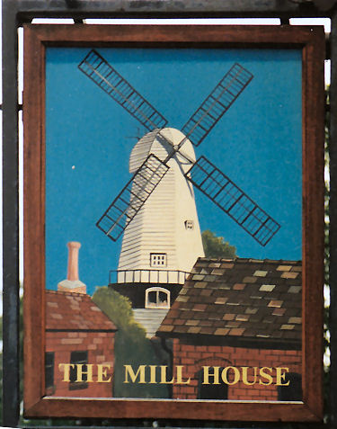 Mill House Tavern sign 1991