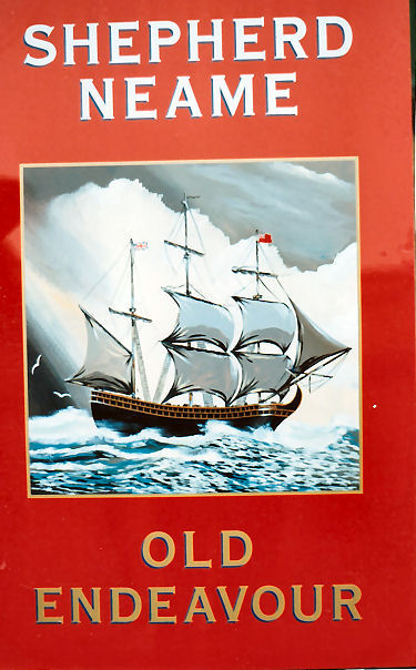 Old Endeavour sign 1993