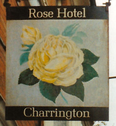 Rose Hotel sign