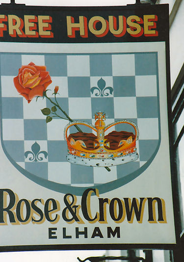 Rose and Crown sign 1995