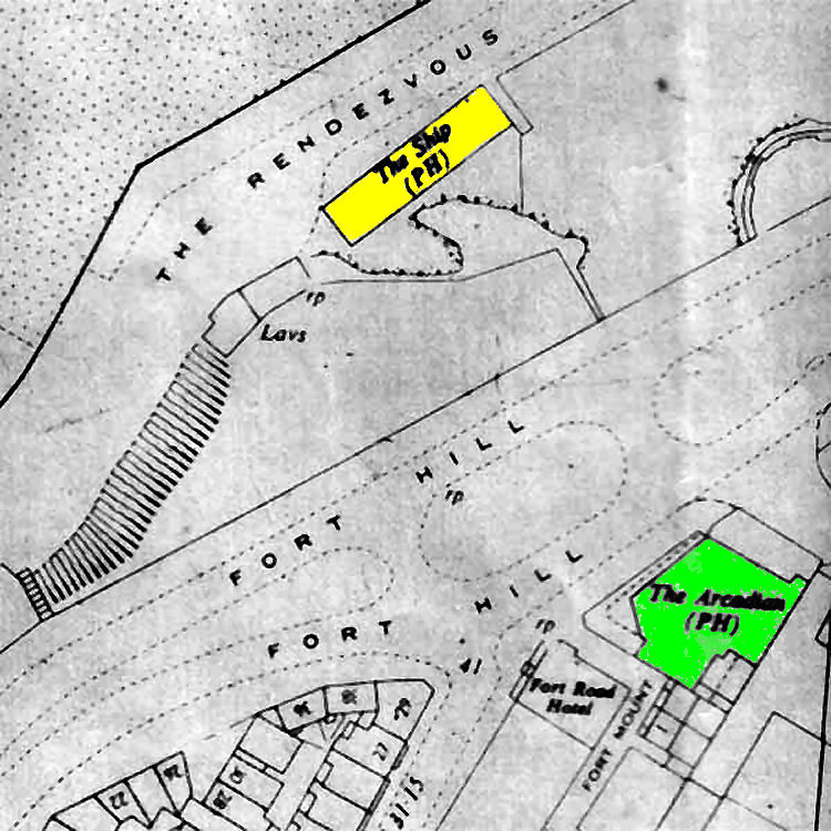 Arcadia location map 1966