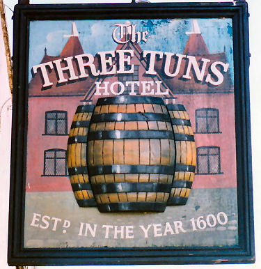 Three Tuns sign 1991