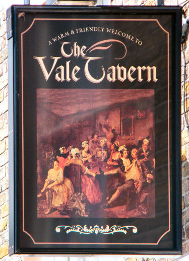 Vale Tavern sign